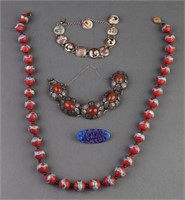 Misc. Asian Lapis, Carnelian, & Other Jewelry, 4