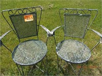 Two Wrought Iron Chairs