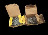 2 boxes of 4" galvanized nails