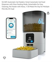 5G WiFi Automatic Cat Feeders: Smart Automatic