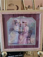 Victorian Women Framed Art - Note