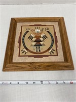 Navajo artwork framed w certificate