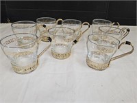 MCM Cups with Metal Handles