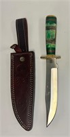 Chipaway Cutlery fixed blade knife w/ sheath.