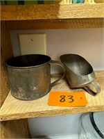 Pair of Primitive Tin Items