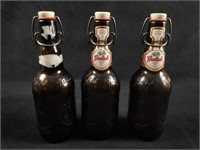 A Lot of 3 Vintage Beer Bottles Holland Grolsch Ho
