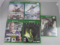 5 XBOX ONE GAMES