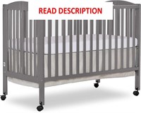 Dream On Me 2-in-1 Full-Size Steel Grey Crib