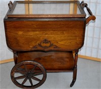 Vintage Tea Wagon With Tray