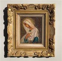 Blessed Virgin Mary12x10Collectible Icon-Antanenka