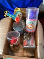 Lot of TY beanie
Babies, mini copter pool, toy,