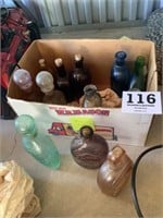 Boxlot of decanters