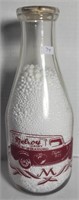 QT ACL MILK BOTTLE MELROY DAIRY STRATFORD ONT