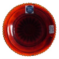 LEE/ROSE NO. 522 CUP PLATE, deep red amber, 66