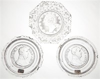 LEE/ROSE NO. 585, 585-C, AND 561-A CUP PLATES,