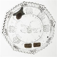 LEE/ROSE NO. 614 CUP PLATE, colorless, embossed