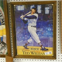 Ted Williams Busch Beer Picture