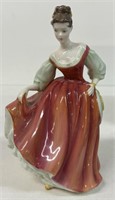 1962 FAIR LADY (RED) PORCELAIN PRINCESS STATUE