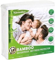 Cooling Bamboo King Mattress Protector