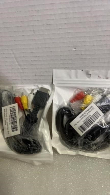 PS 123 to  AV  cable 2 packages