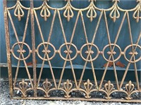 Antique Cast Iron Fence Panels