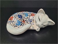 Tradition Handicrafts, Hand-Painted Ceramic Cat
