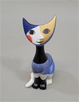 Rosina Watchmeister Carlo , Cat figure. Signed