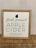 $10  apple cider decor sign