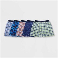 $12  Hanes Boys' 5pk Boxer - Colors May Vary L