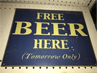 Beer signage