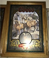 Coors beer sign-Bighorn Sheep