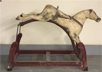 Antique child rocking horse
