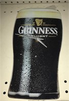 Guinness beer clock