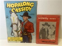 RARE 1948 HOPALONG CASSIDY COMIC BOOK AND 1950