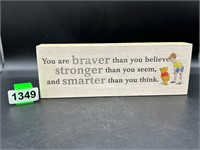 Winnie the Pooh Inspiration Plaque