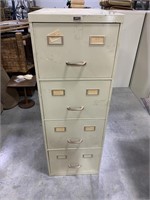 4 drawer filling cabinet 19x28x55