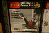 Toro CCR 3650 Power Curve Snow Thrower New In Box
