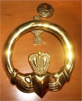 Brass Irish Door Knocker by Emmet Co.