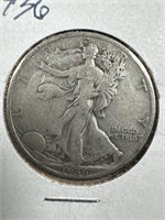 1936 Silver Walking Liberty Half-Dollar