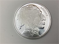 1 Oz .999 Fine Silver Buffalo