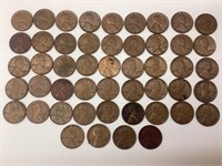 49- Mixed 1950’s US Wheat Pennies