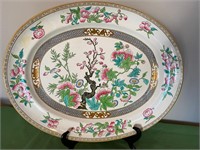 c. 1897 Minton Indian Tree LARGE Oval Platter