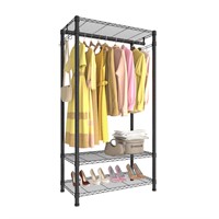 Xiofio 3 Tiers Heavy Duty Clothes Rack for Hanging