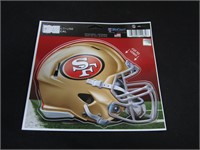 SAN FRANCISCO 49ERS TEAM HELMET DECAL