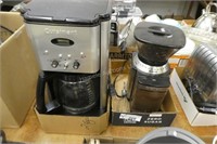 2 items - CUISINART coffeemaker and coffee grinder