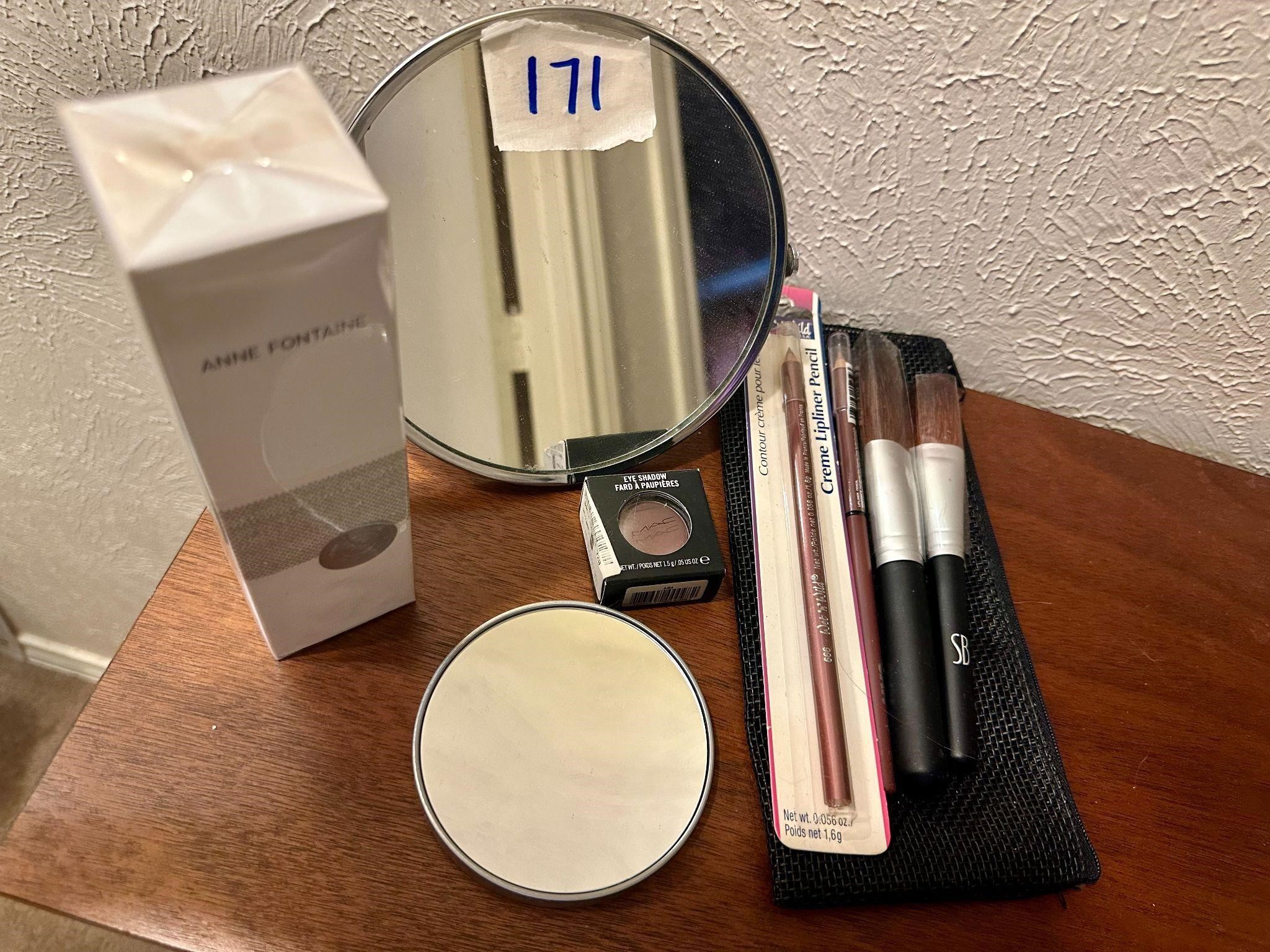 New Make up, brushes, and Cotton Vanilla perfume