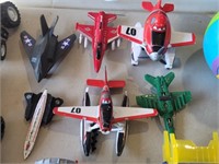 Six Assorted Red / Disney Airplanes