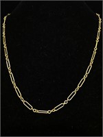 14K Gold Chain Necklace 
7.5 inches 4.1g