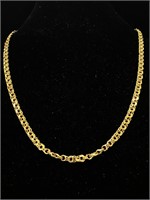 14K Gold Chain Necklace 
7.5 inches 9g