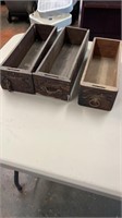 3 Sewing Machine Drawers